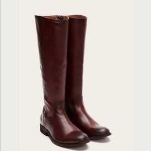 Frye Boots - Melissa Inside Zip Tall Wide Calf